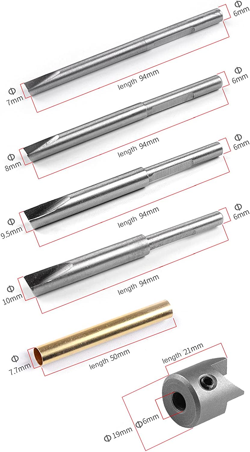 8 piece Multiple size Pen Barrel Trimmer